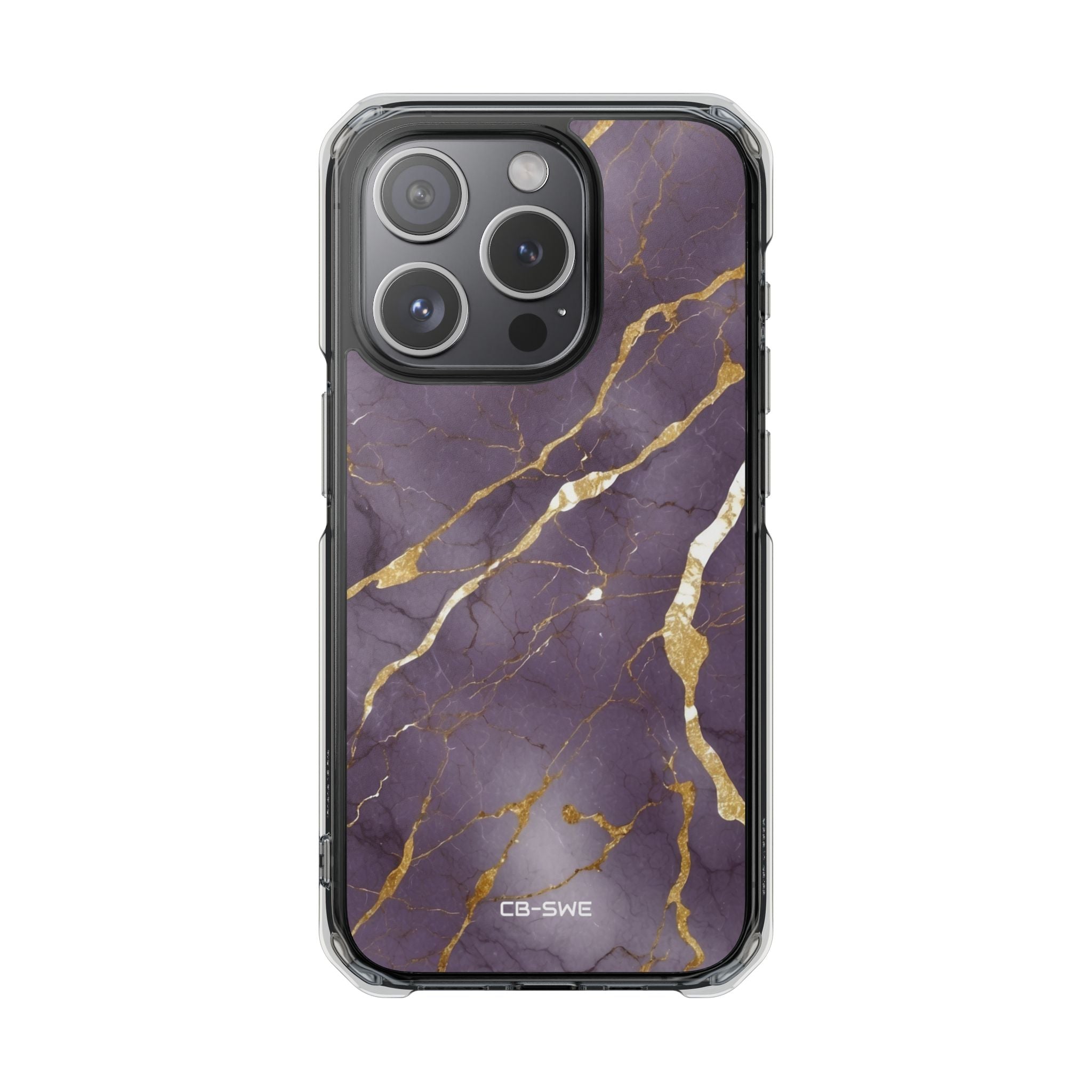 Golden Veins Flowing iPhone Case - Impact