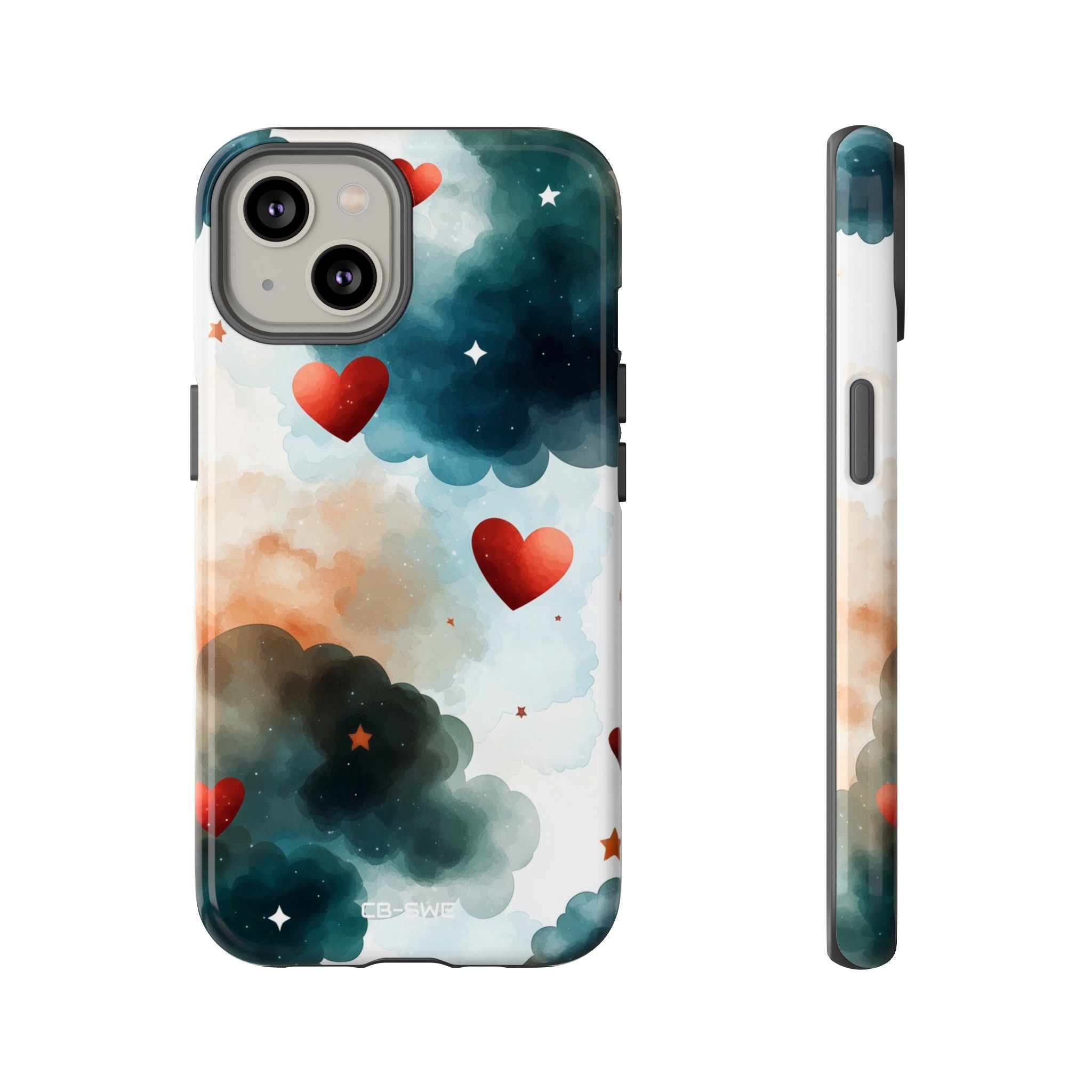 Floating Hearts Dance - iPhone Case