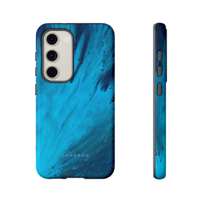 Light Blue Ink Art | Phone Case