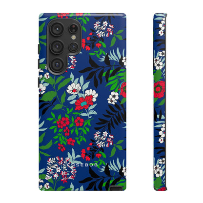 Blue Art Flowerfield - Protective Phone Case