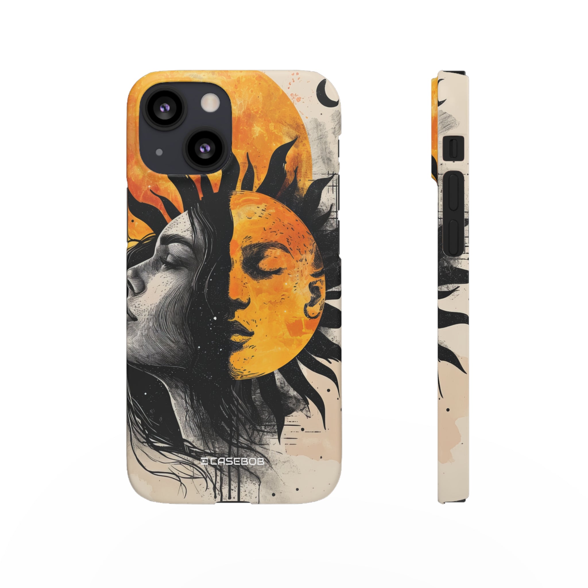 Sunlit Duality | Slim Phone Case for iPhone