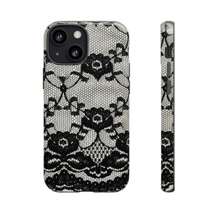 Lilrunge Gothic Flower - Protective Phone Case