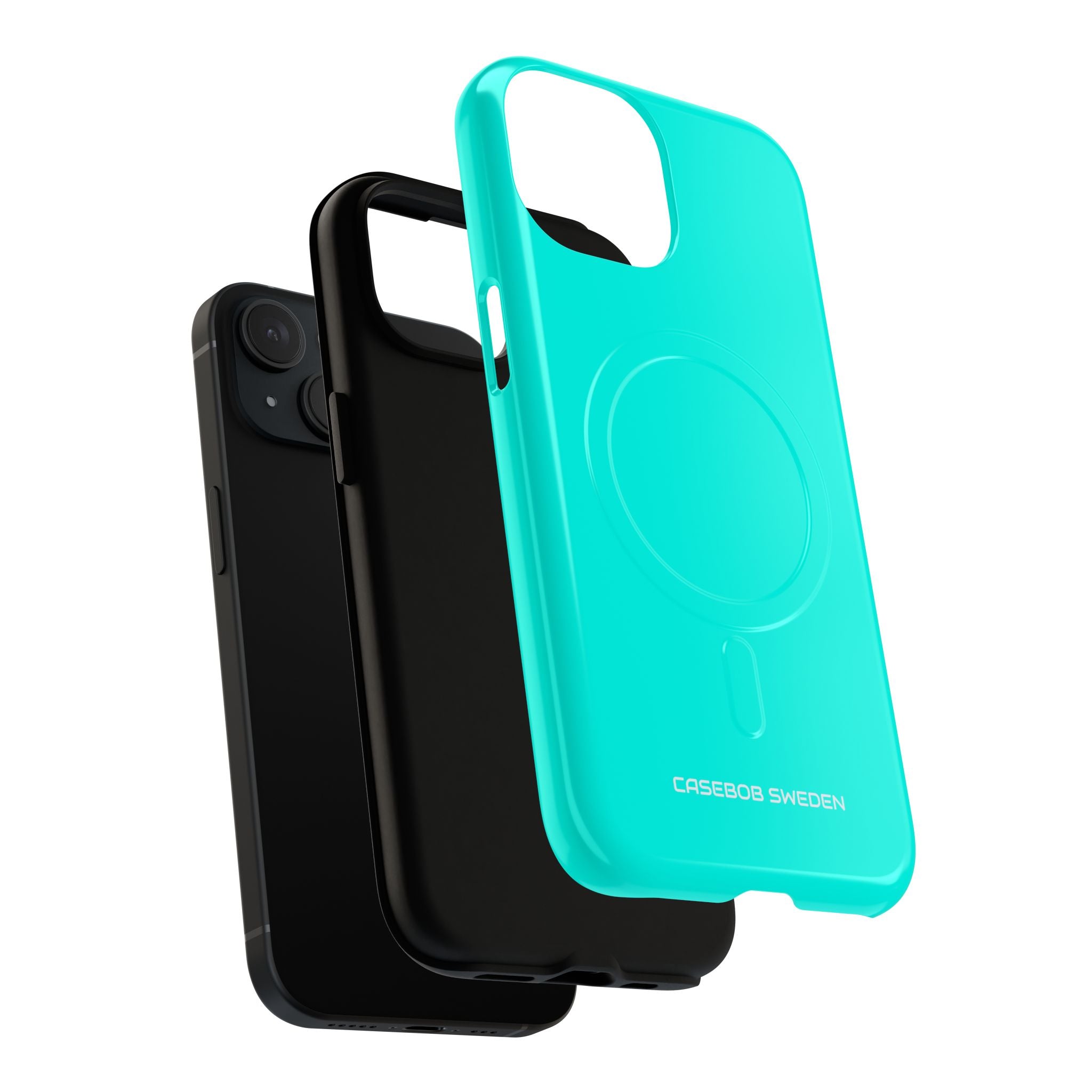 Turquoise Blue - Tough + MagSafe® iPhone 15 Phone Case