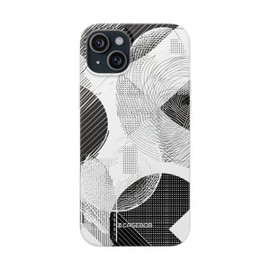 Monochrome Dynamics | Flexible Phone Case for iPhone