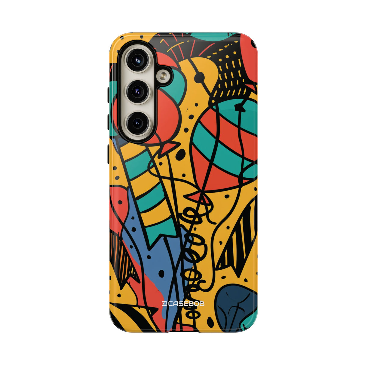 Joyful Whimsy in Vibrant Yellow - For Samsung S24