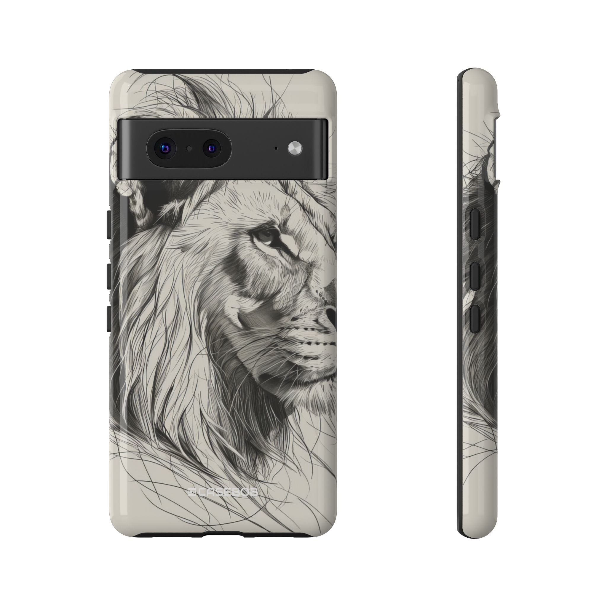 Majestic Linework Lion - Phone Case for Google Pixel