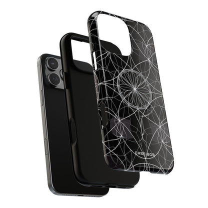 Radiant Petal Orbit iPhone 16 Pro Max Case - Tough+