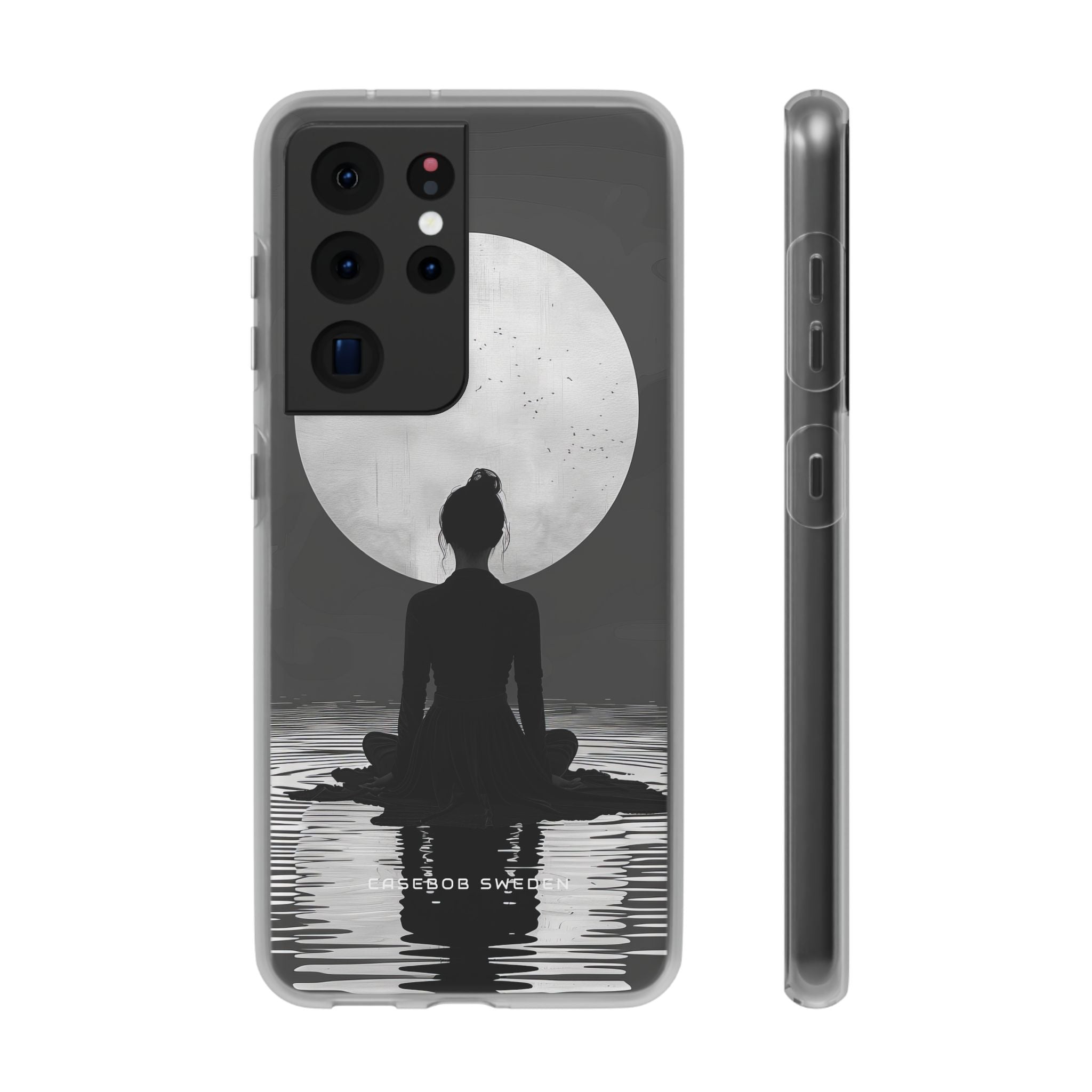 Zen Serenity Moon Reflection Samsung S21 - Flexi Phone Case