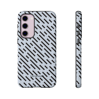 Monochrome Dash - Protective Phone Case