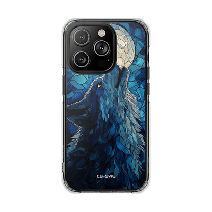 Wolf Howls Moonlight iPhone Case - Impact