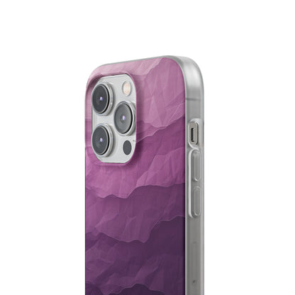 Purple Wave Layers iPhone 14 Pro Case - Soft