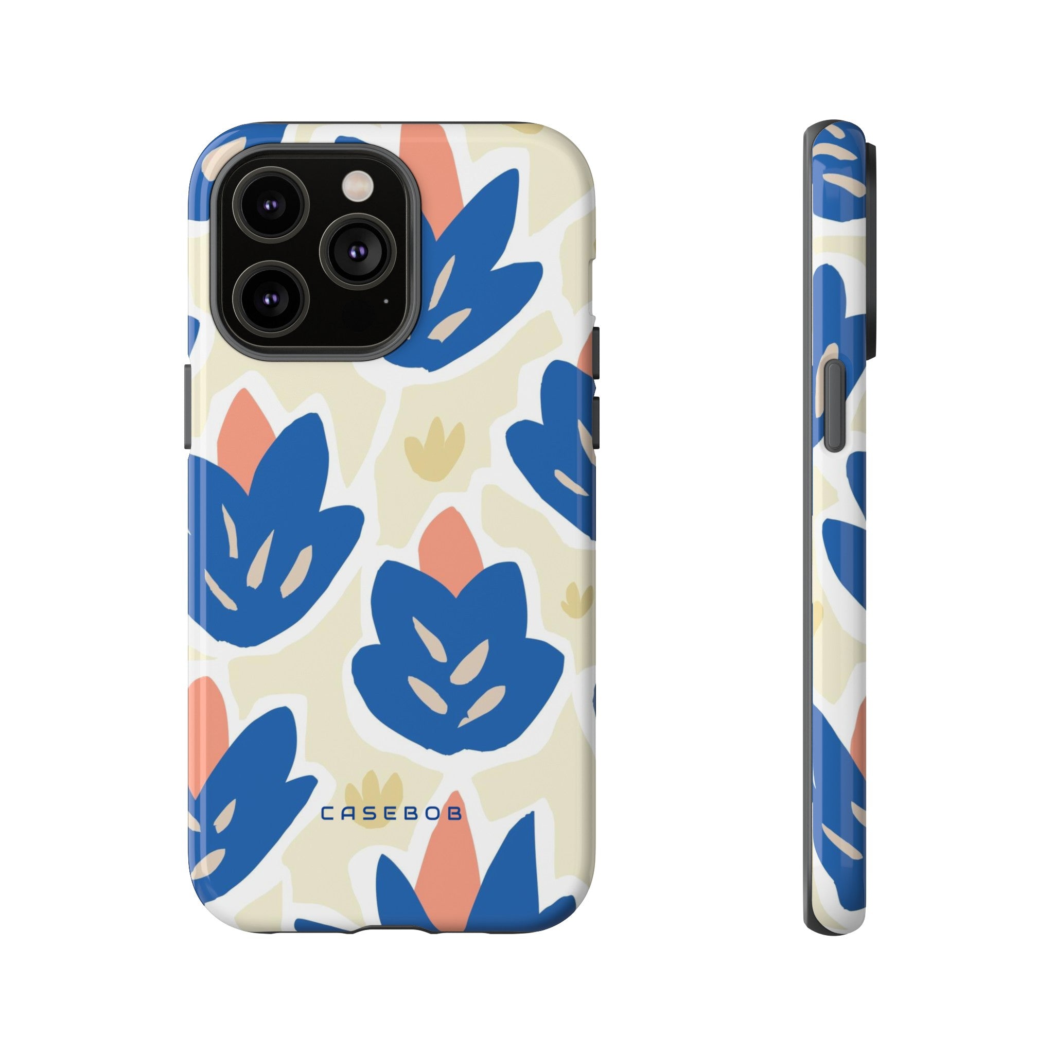 Blue Happy Flower - Protective Phone Case