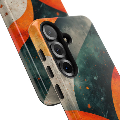 Crimson Wave Samsung S25 Case - Tough