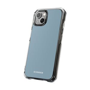 Pewter Blue | Phone Case for iPhone (Clear Impact Case - Magnetic)