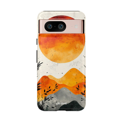 Sun Illuminates Mountains - Google Pixel Case