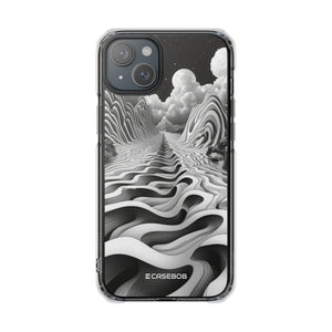 Ethereal Waves - Phone Case for iPhone (Clear Impact - Magnetic)