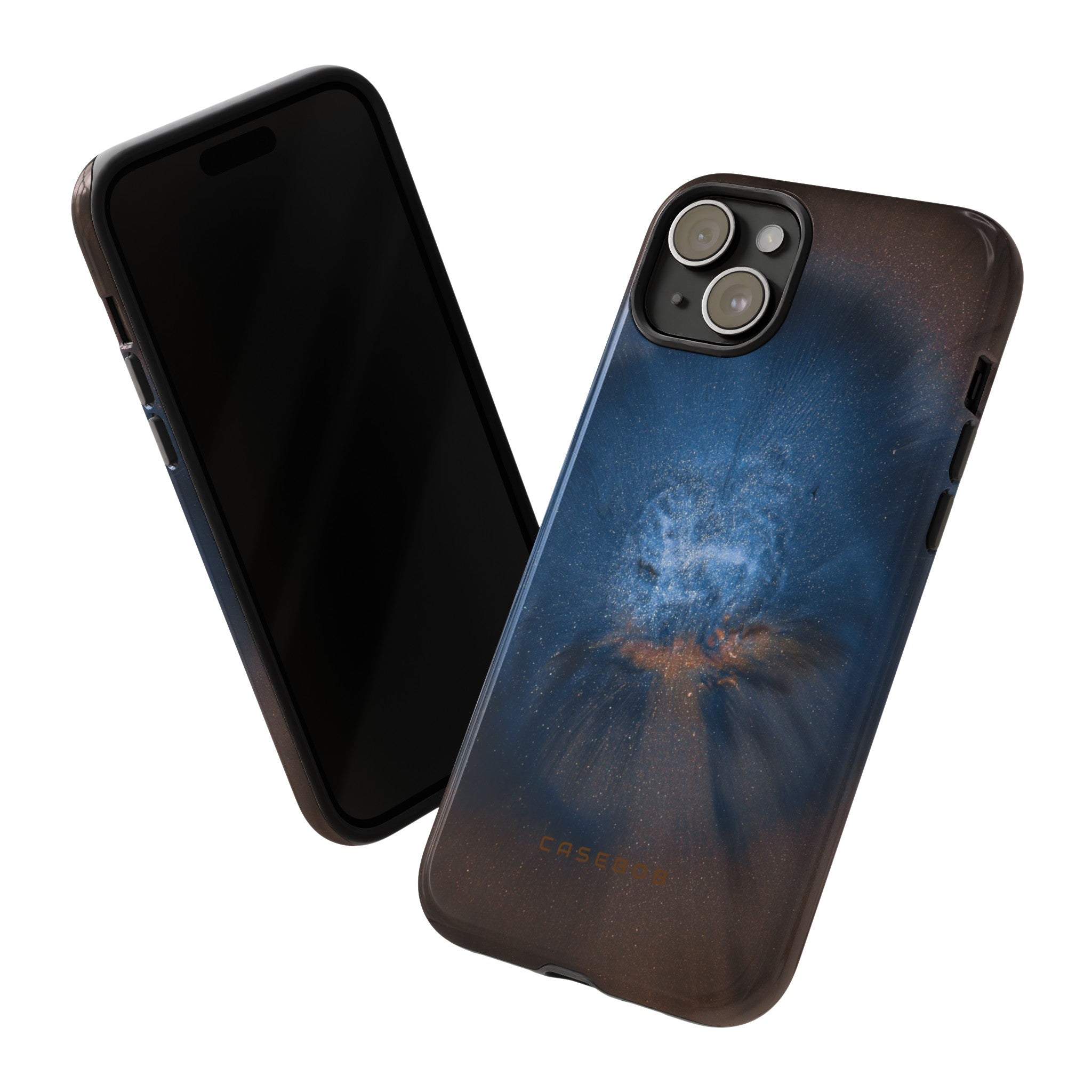 Blue Space Ink Art - Protective Phone Case