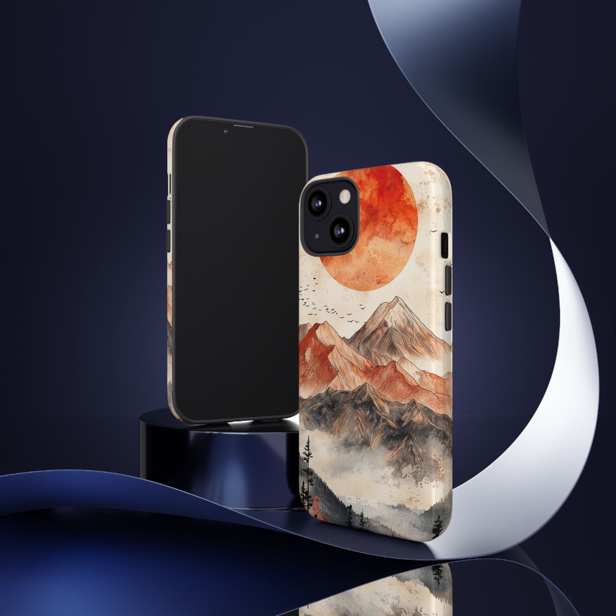 Mountains Greet Sun - iPhone Case