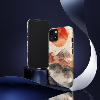 Mountains Greet Sun - iPhone Case
