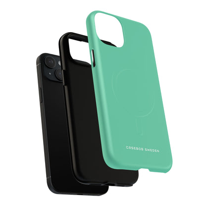 Medium Aquamarine iPhone 15  Tough+ Phone Case