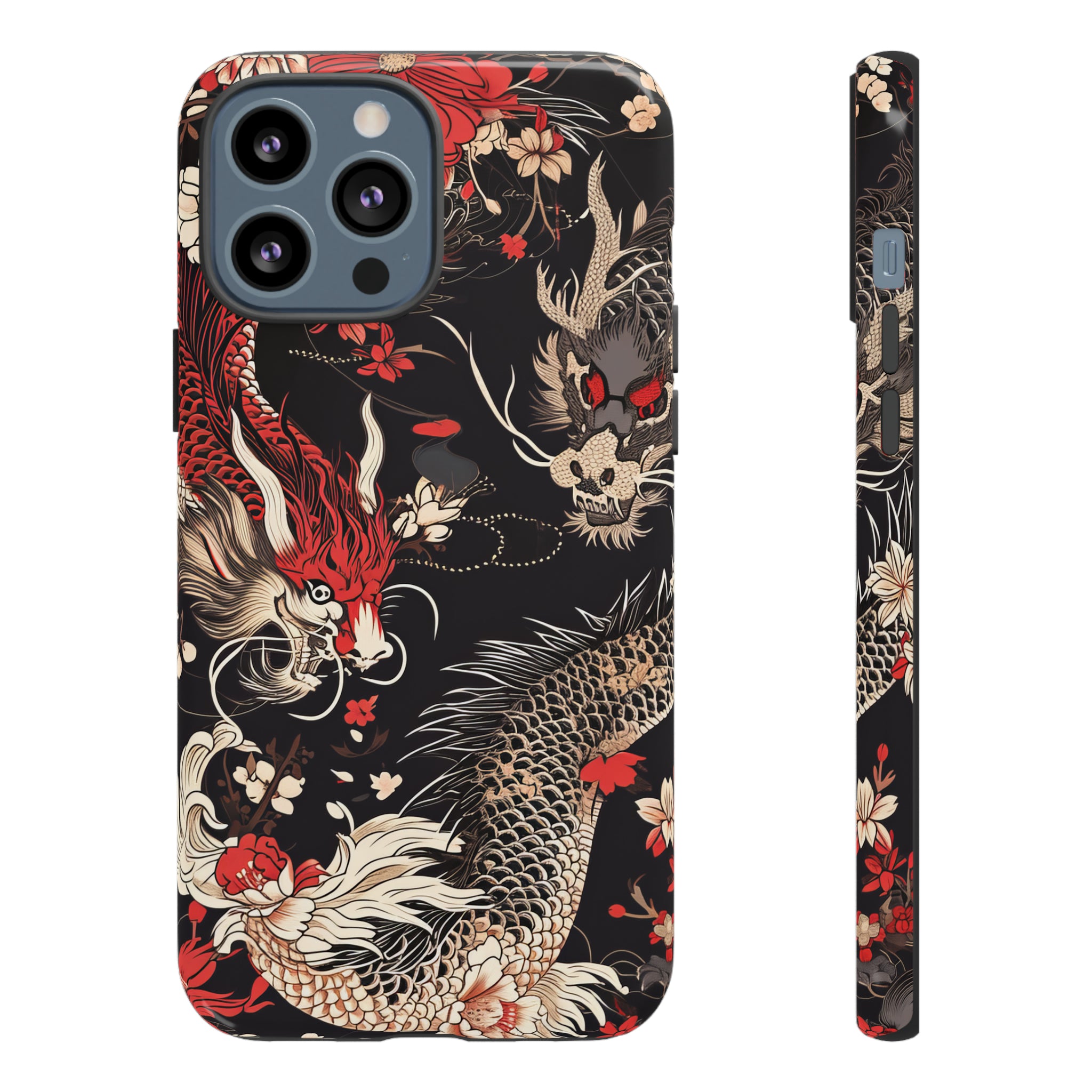 Oni Demons & Sacred Symbols - Protective Phone Case