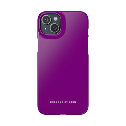 Purple iPhone 15 - Slim Phone Case