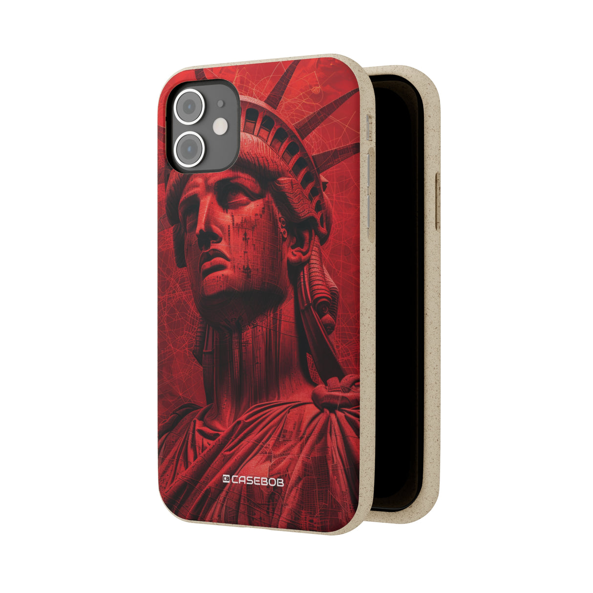 Red Liberty Revolution | Biodegradable Phone Case