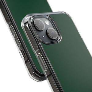 British Racing Green | Handyhülle für iPhone (Clear Impact Case – magnetisch) 