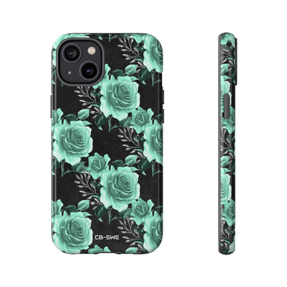 Turquoise Rose Symphony - iPhone Case