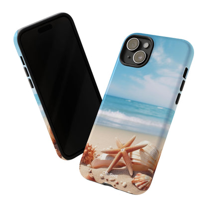Shells Rest Beneath Waves - iPhone Case