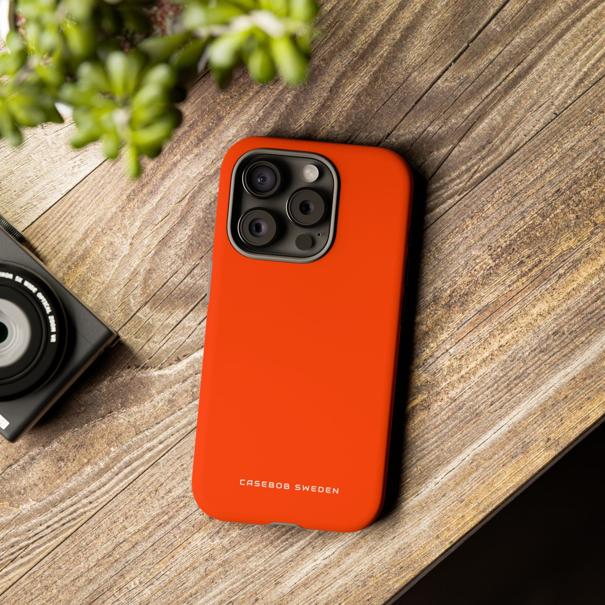 Orange Red iPhone 15 - Tough Phone Case