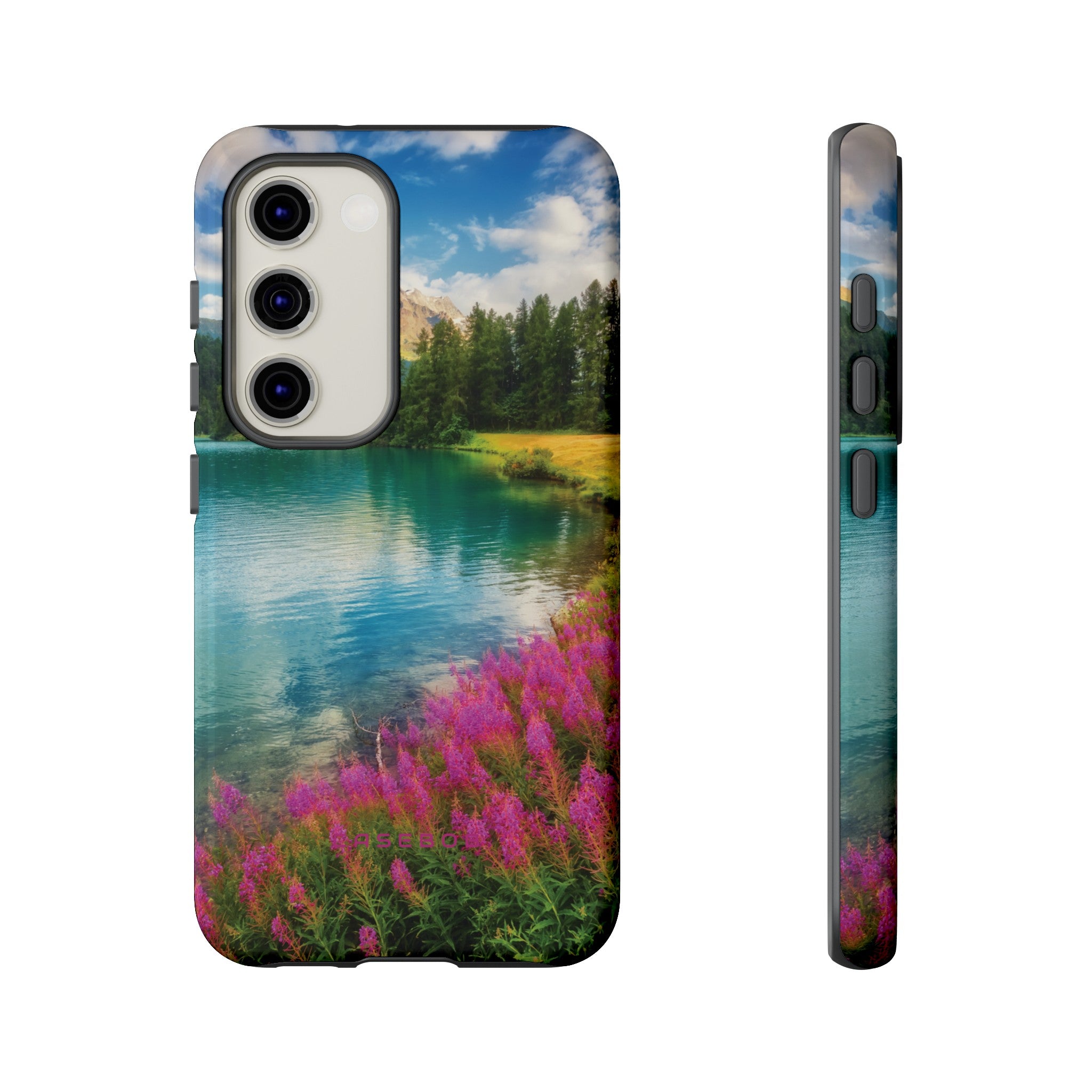 Azure Alpine Lake Phone Case - Protective Phone Case