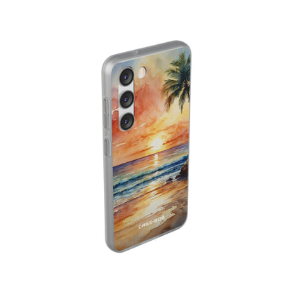 Sunset Palm Samsung S23 Case - Soft