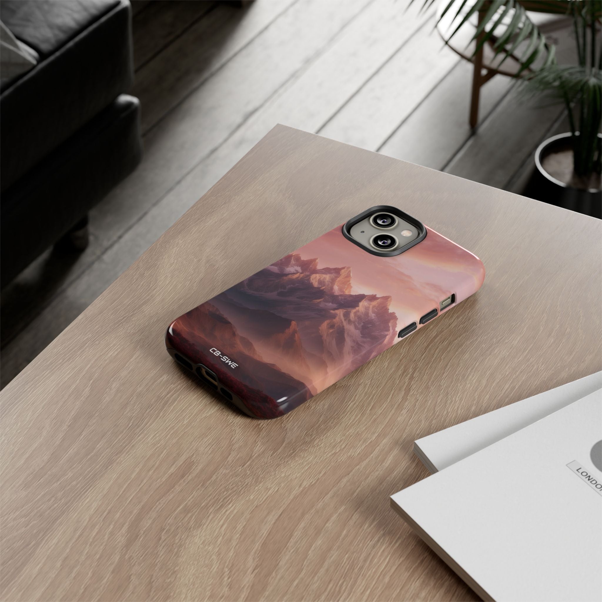 Vibrant Peaks Emerge - iPhone Case