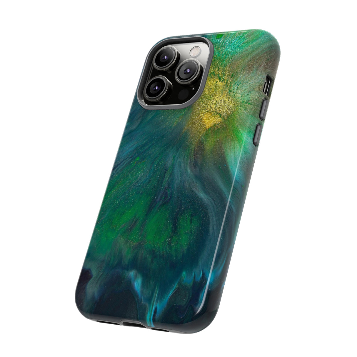 Beryll Green Ink Art iPhone Case (Protective) Phone Case