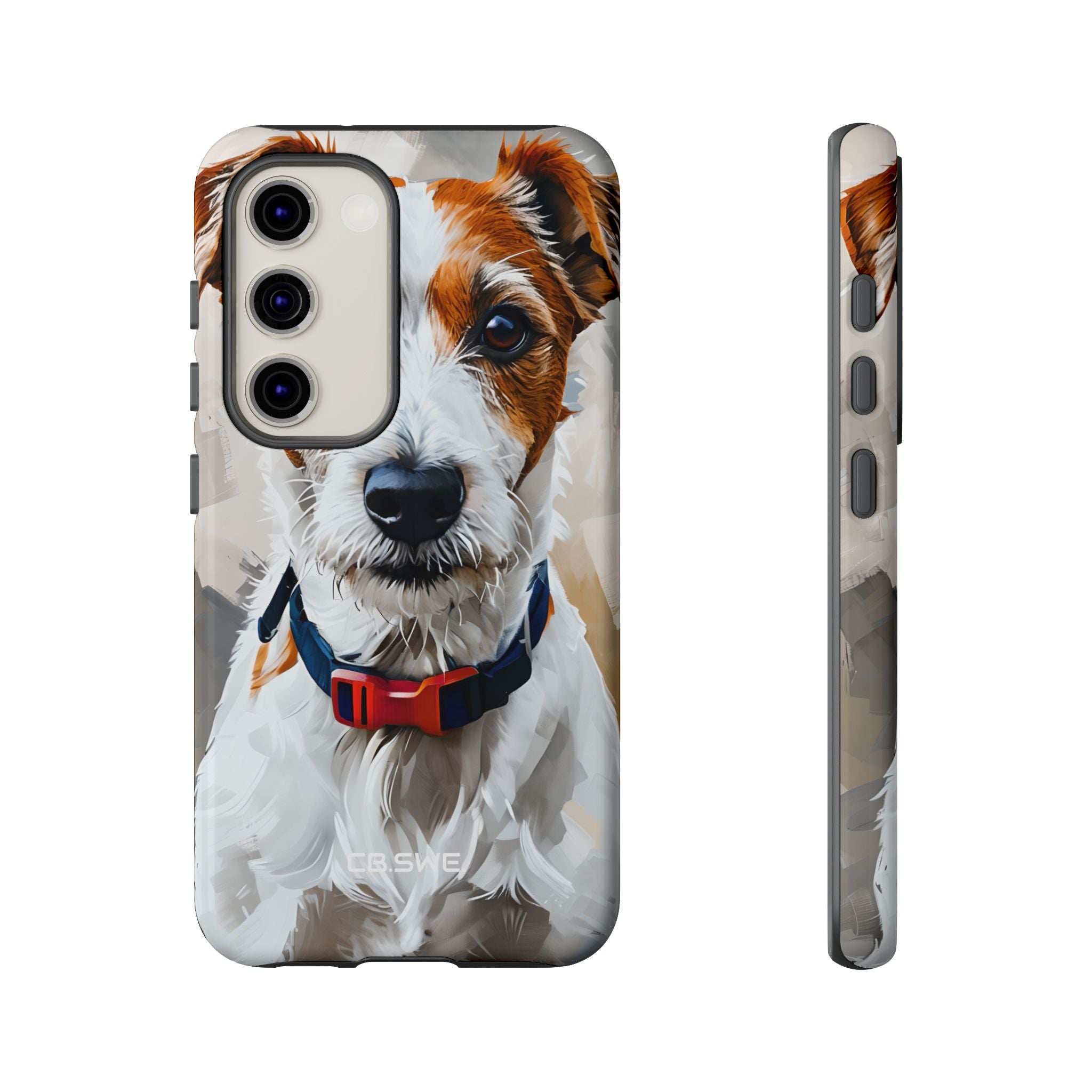Realistic Parson Russell Terrier Digital Painting Phone Samsung S23 - Tough