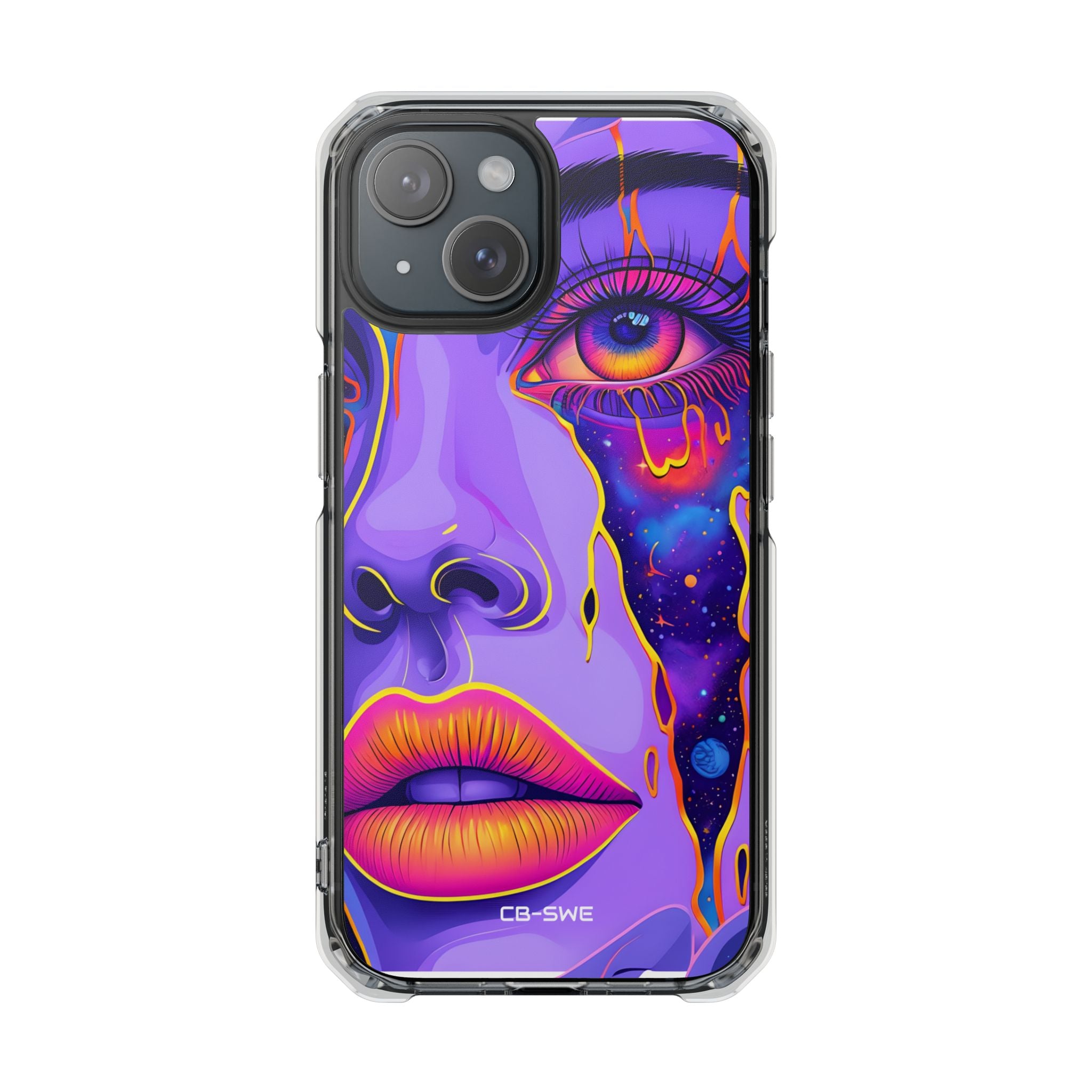Cosmic Dreamscape Eye iPhone Case - Impact