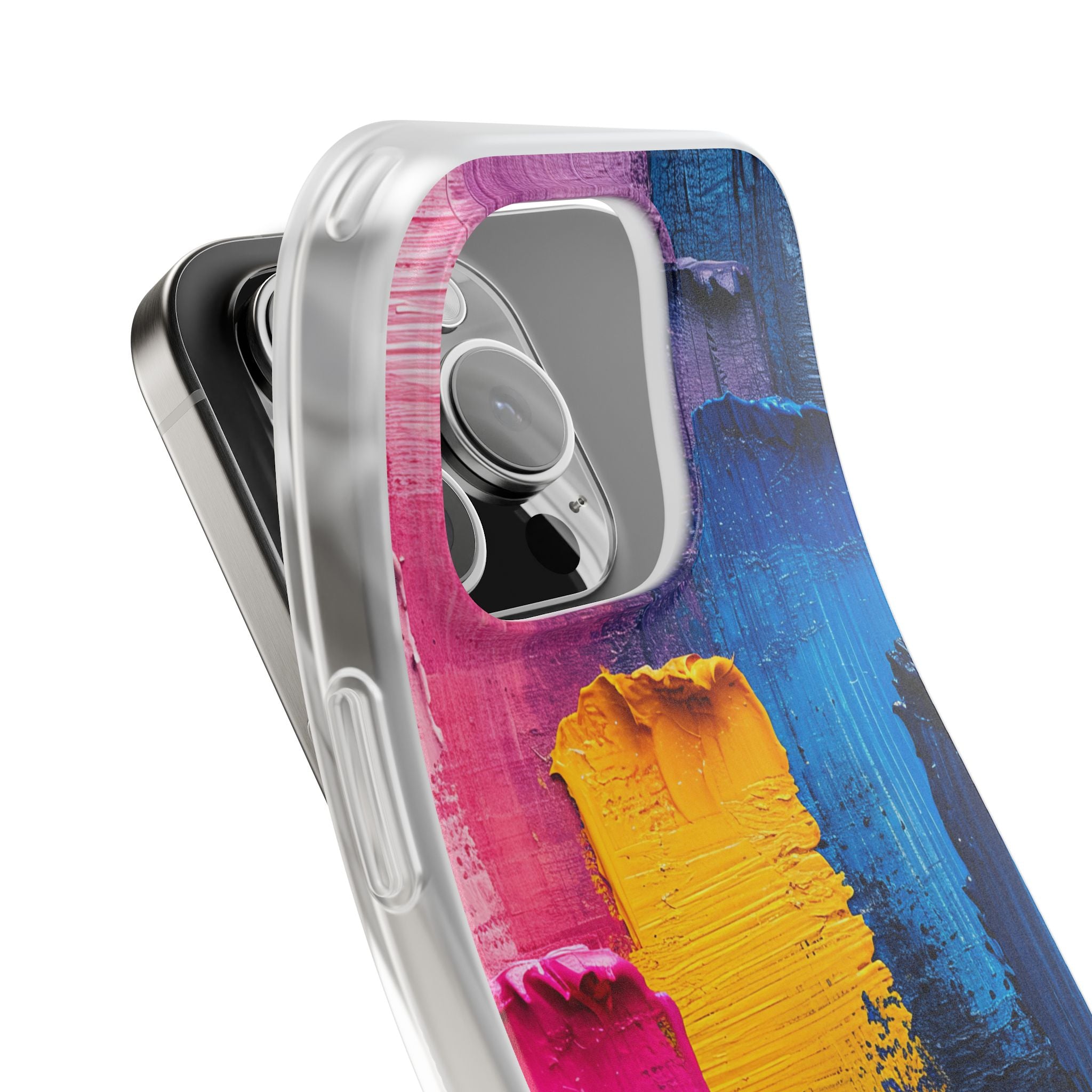 Bold Abstract Texture - Flexi iPhone 16 Phone Case