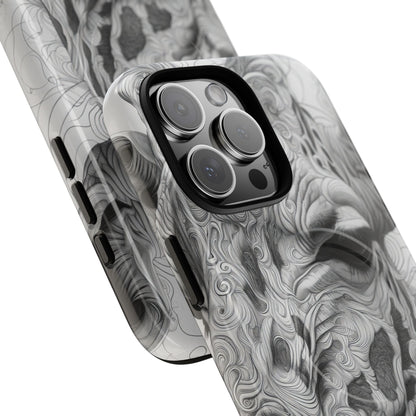 Swirling Giraffe Art iPhone 16 - Tough+