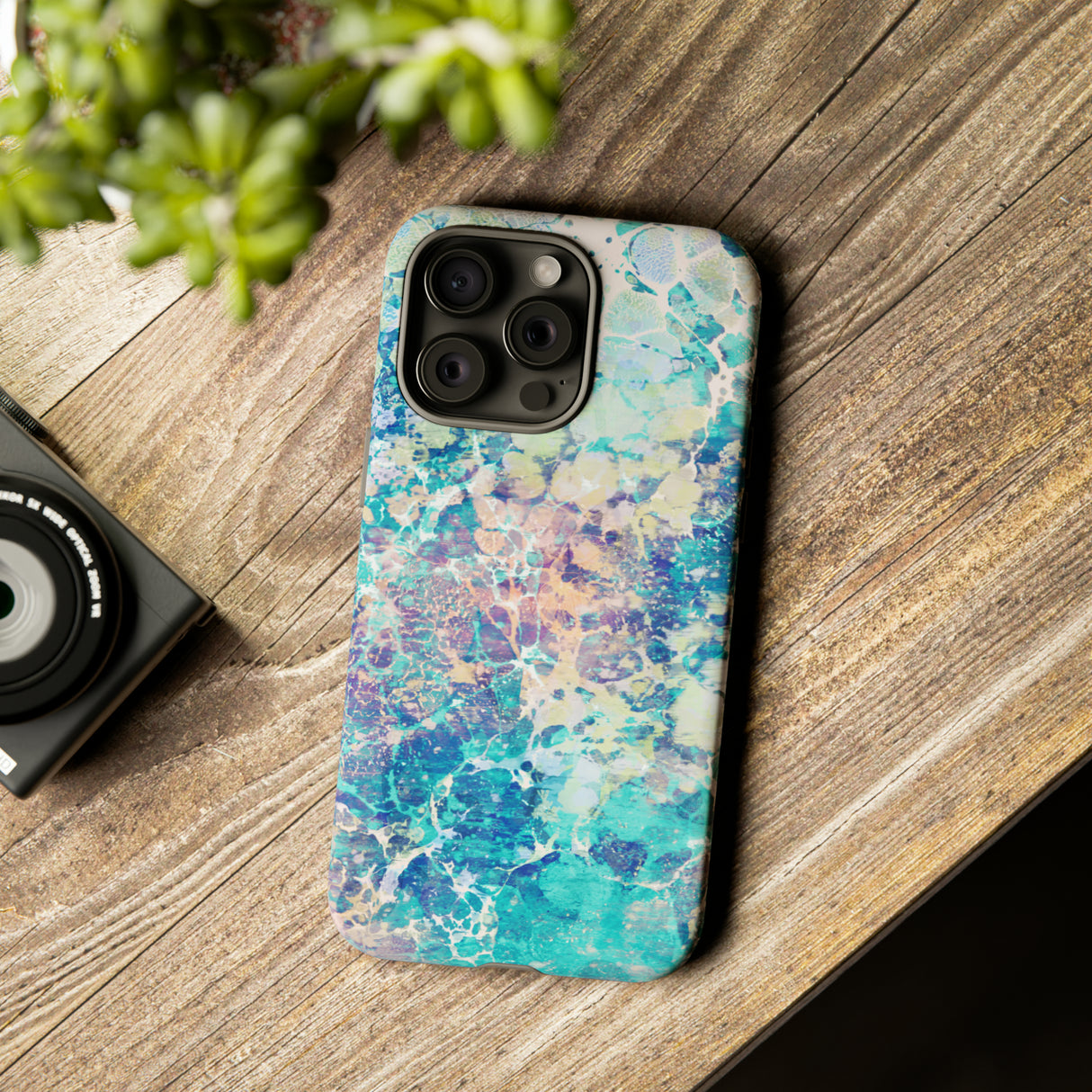 Vintage Marble e - Protective Phone Case