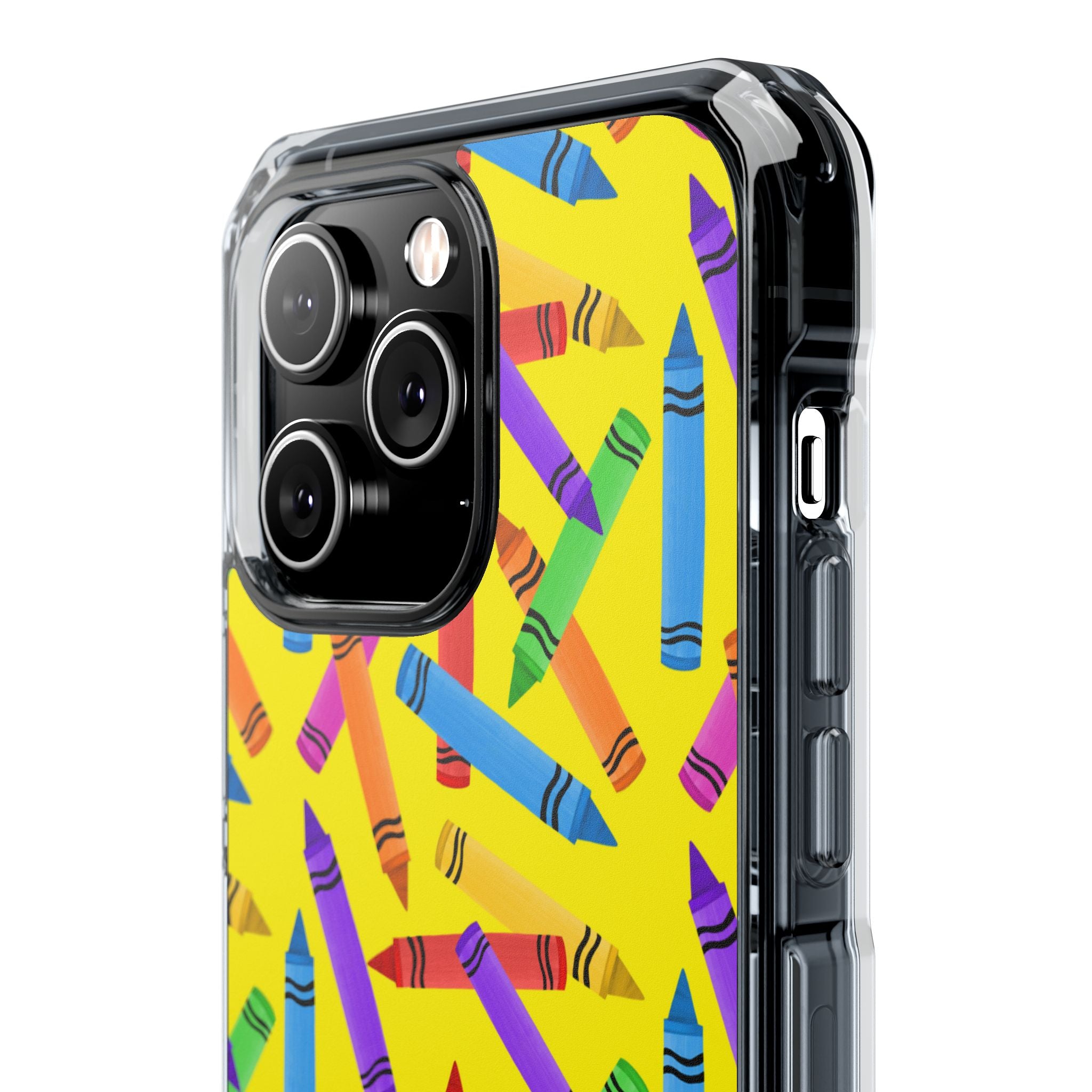 Crayons Scatter Playfully iPhone Case - Impact