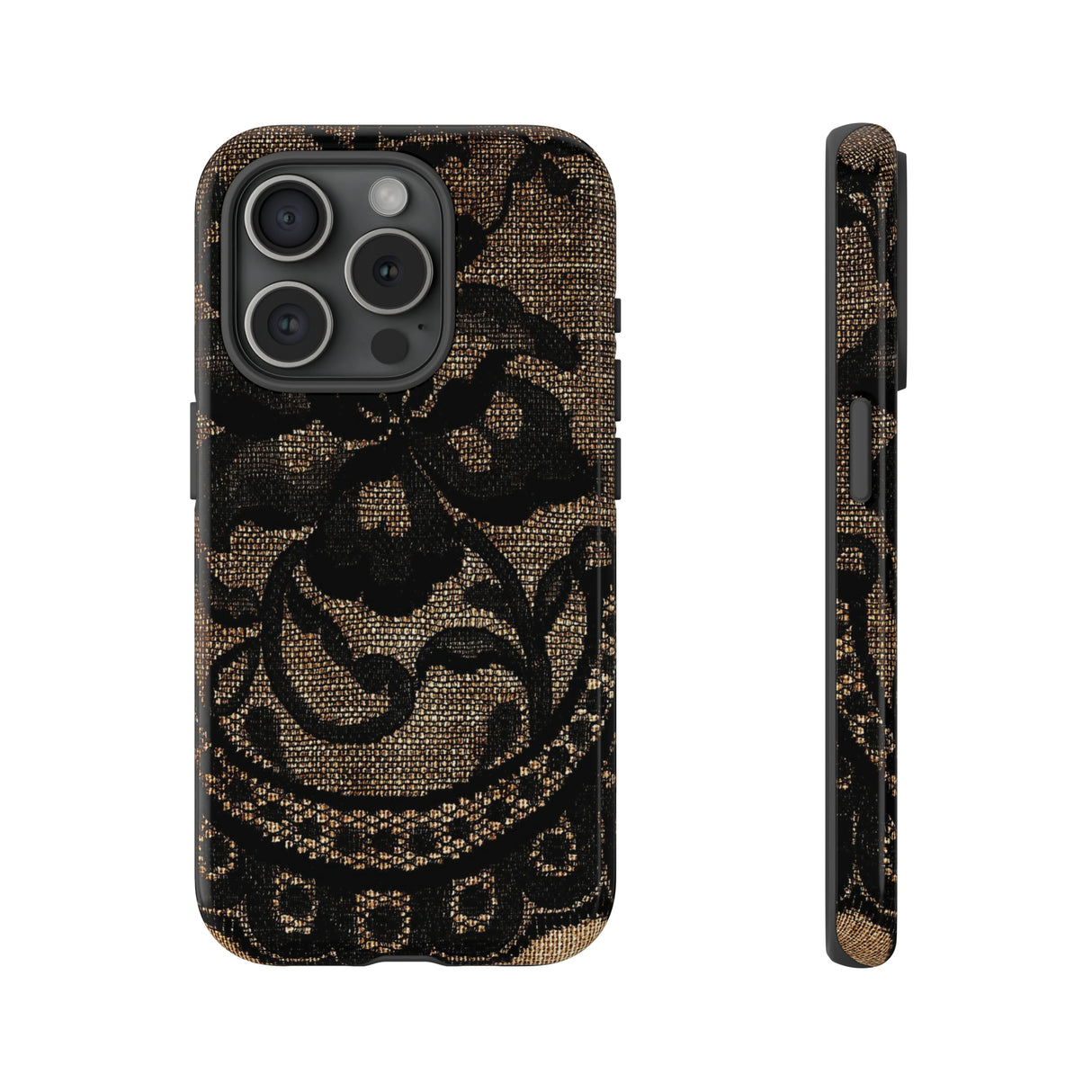 Broomrose Gothic Flower - Protective Phone Case