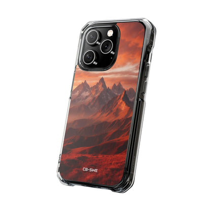 Mountain Peaks Glowing iPhone Case - Impact