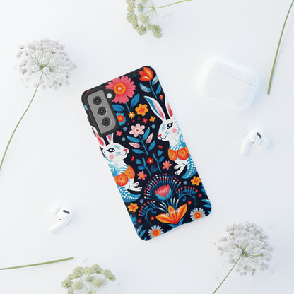 Bunnies Hop Flowers - Samsung Case