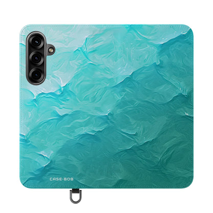 Teal Mists - Samsung S25+ Case - Wallet