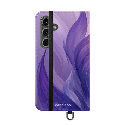 Purple Ribbons - Samsung S24 Case - Wallet