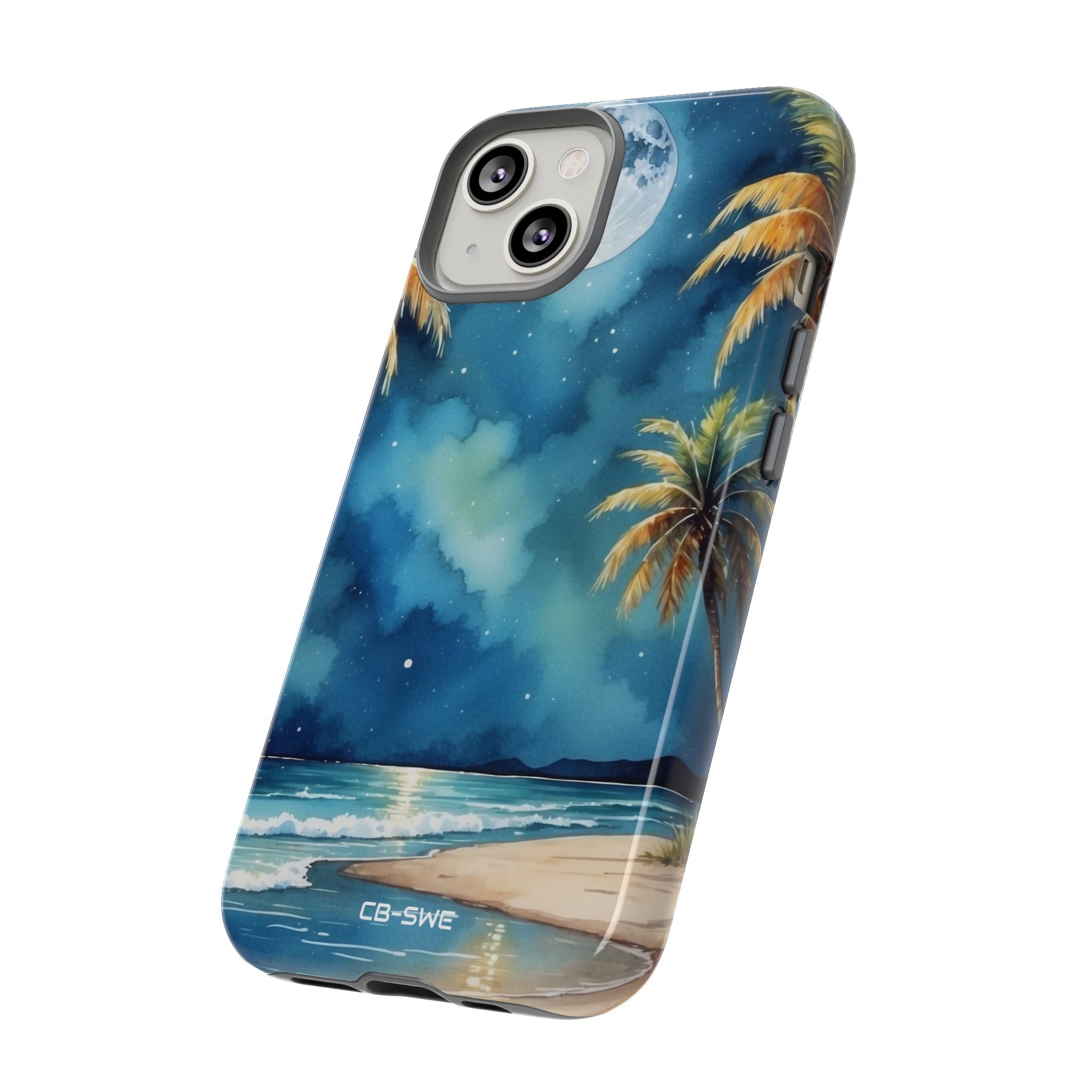 Moonlight Kisses Waves - iPhone Case