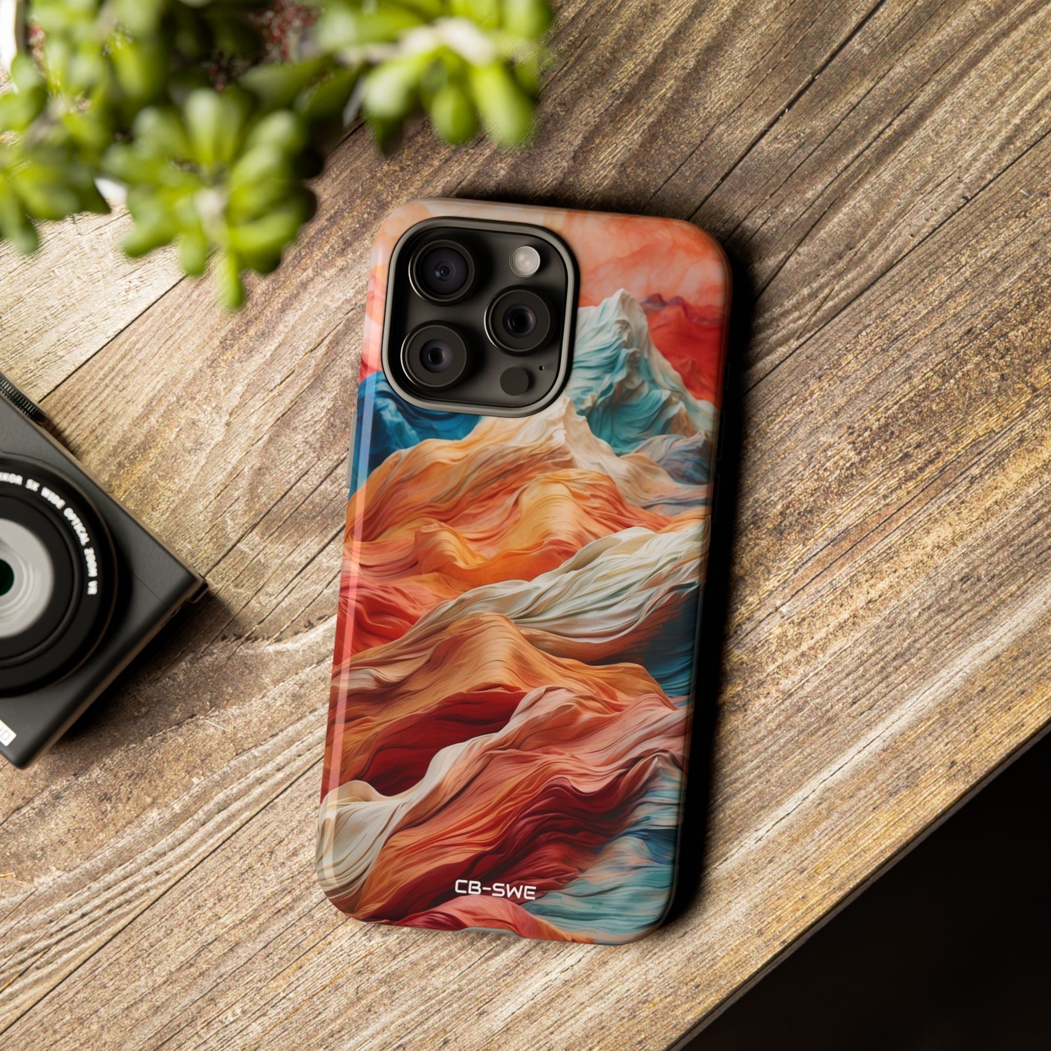 Mountain Waves Flow - iPhone Case