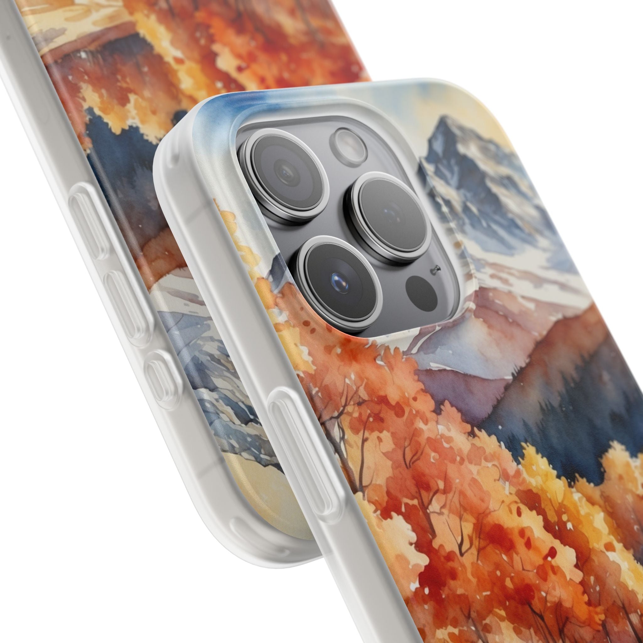 Snowcapped Radiance iPhone 15 Pro Case - Soft