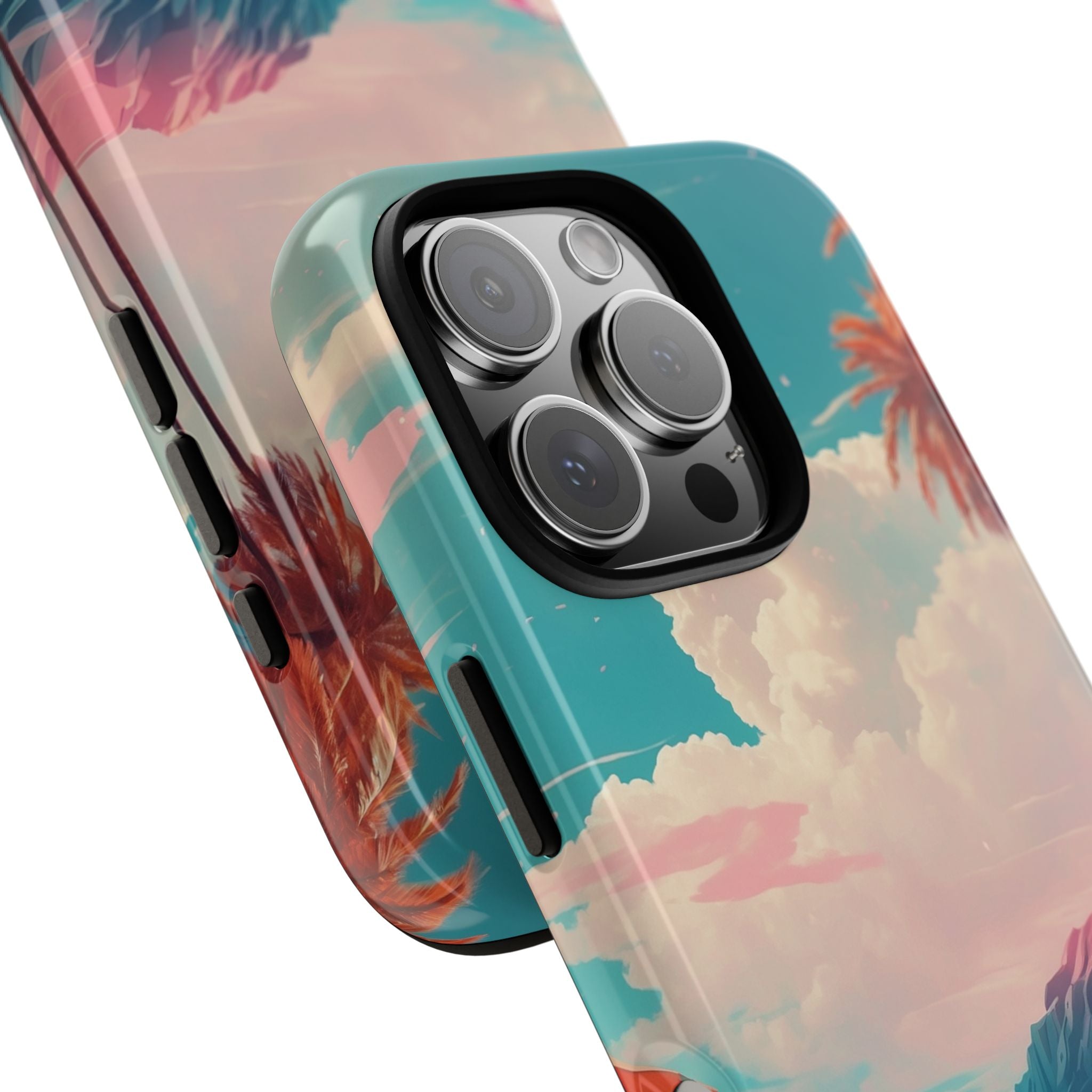Vibrant Umbrellas Stand - iPhone Case